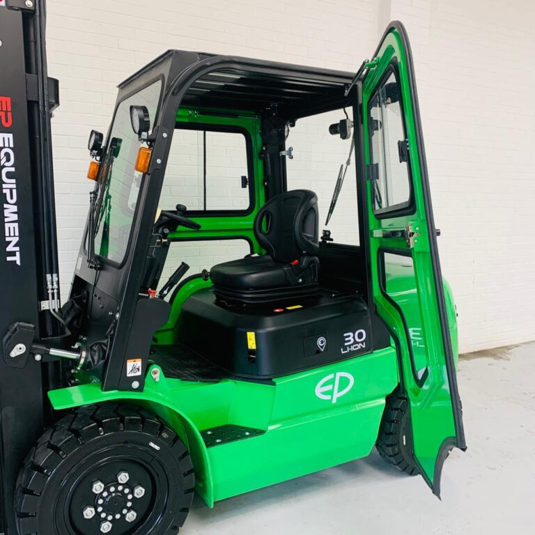 New Ep Efl Lithium Electric Forklift Full Cab Mm Lift