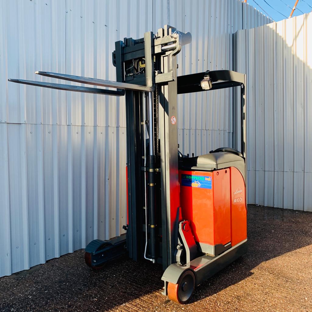 LINDE R10CS USED REACH FORKLIFT TRUCK (#2929)