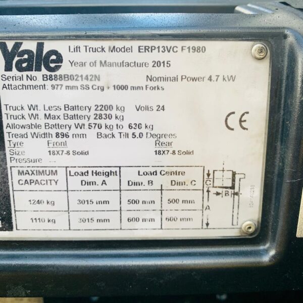 yale forklift serial number search