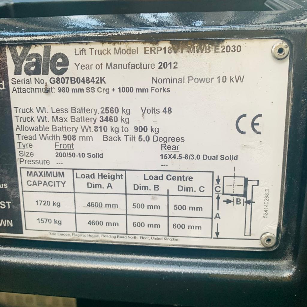 yale forklift serial number search