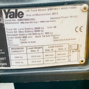 yale forklift serial number search