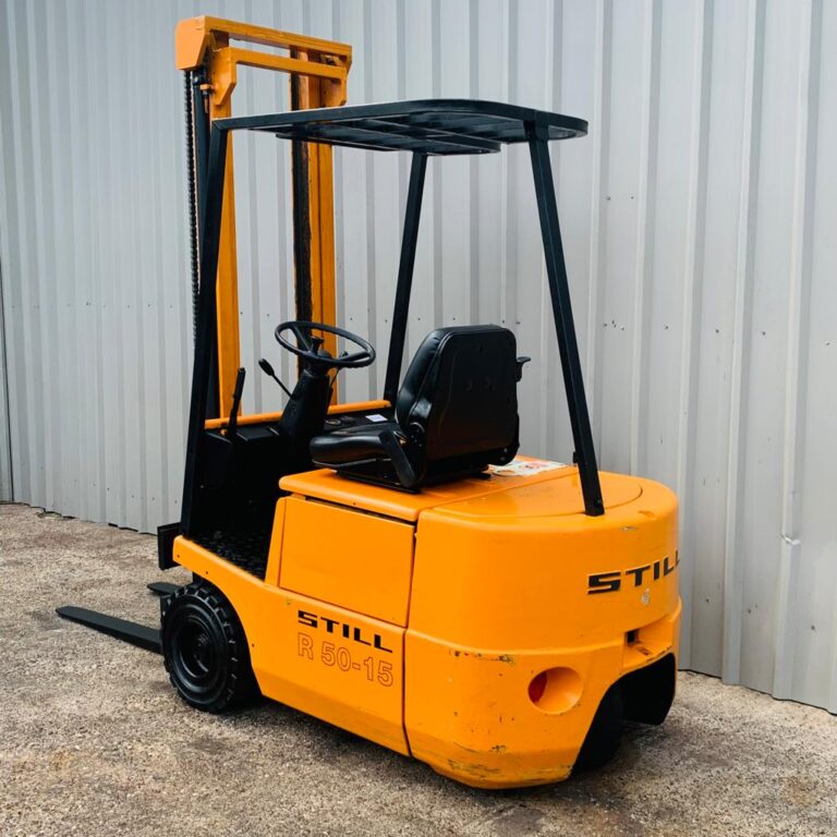 STILL R50-15. USED 3 WHEEL ELECTRIC FORKLIFT. (#3587)
