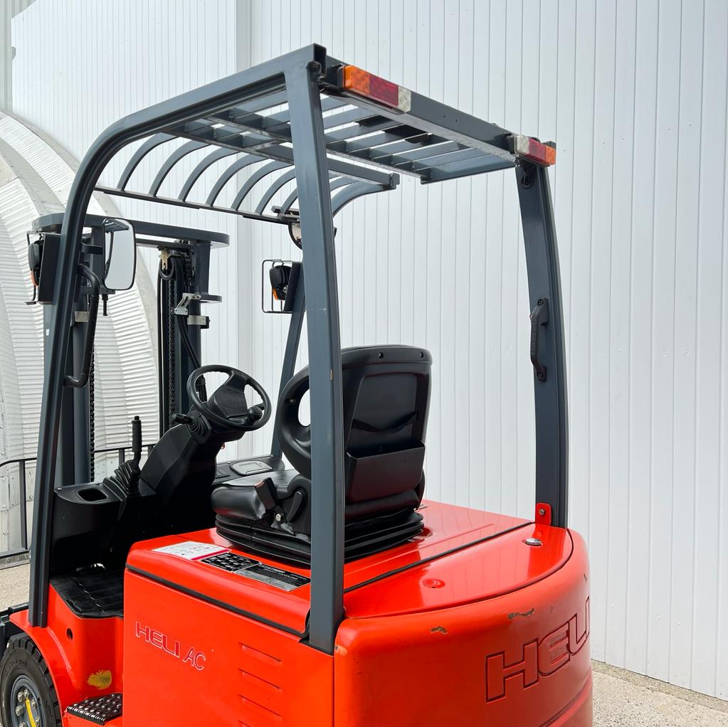 HELI FB15 USED 4 WHEEL ELECTRIC FORKLIFT (#5065) - 3000MM LIFT