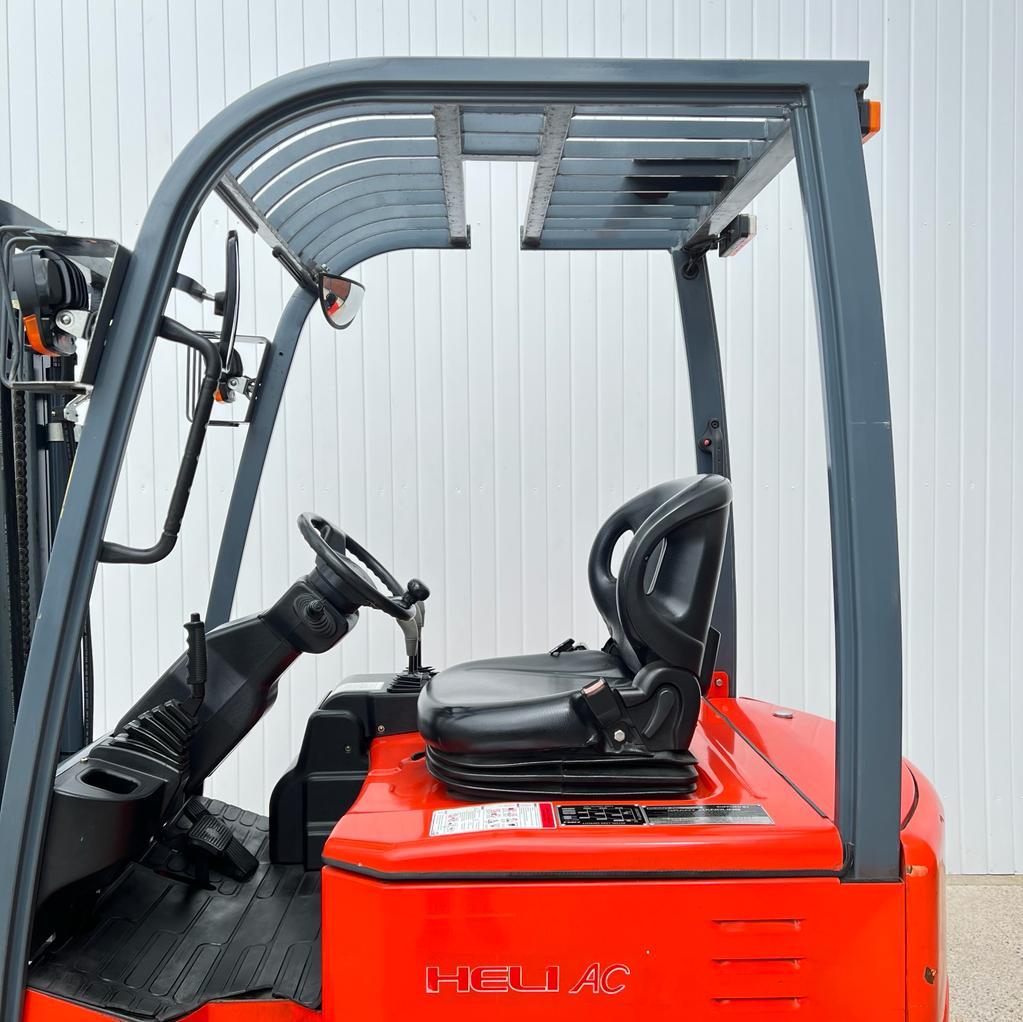 HELI FB15 USED 4 WHEEL ELECTRIC FORKLIFT (#5065) - 3000MM LIFT